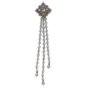 Edwardian Victorian Bridgerton Swarovski Style Irridescent Sparkle Brooch